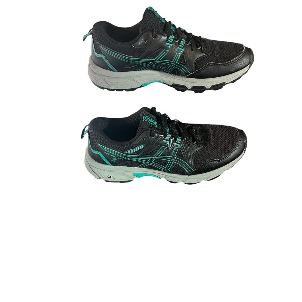 Asics Gel Venture 8 Black Trail Running Outdoor Shoes Women's